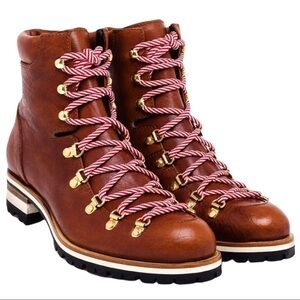Rupert Sanderson | NWOB Hamilton Brown Leather Hiking Style Boots - IT 37